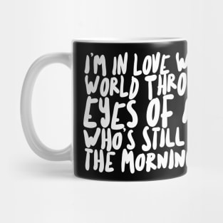 Elliott Smith Lyric Typography Design Mug